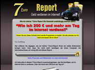Der 7-€uro Report zum sofortigen Einsatz bereit !! Ihr erstes InternetGeschäft mit eigener-fix und fertig erstellter WebSeite !!