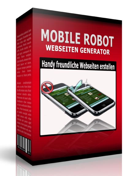 Cover Mobile Robot Webseiten Generator