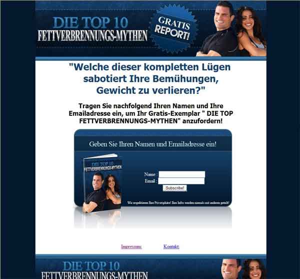 Vorschau Squeeze Seite Screenshot