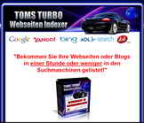 Turbo Webseiten Indexer. Bekommen Sie Ihre Seiten-Produkte bei GOOGLE innerhalb kürzester Zeit auf Seite EINS gelistet ! Bei Google innerhalb kürzester Zeit auf Seite EINS !! Ohne Wenn und Aber !