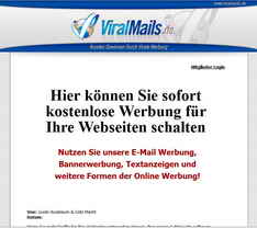 Verschicke auch ber diesen Mailer deine Werbung !