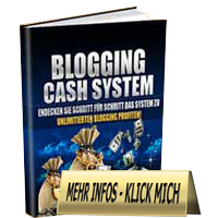 Cover Blogging Cash System