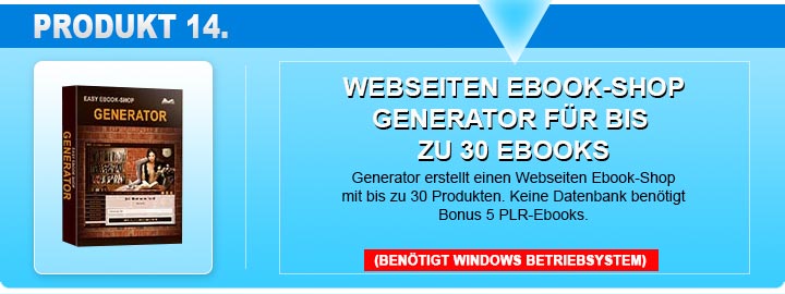 Ebook Shop Generator