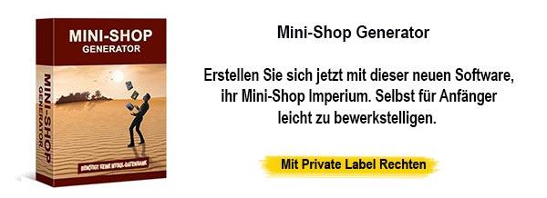 Mini Shop Generator