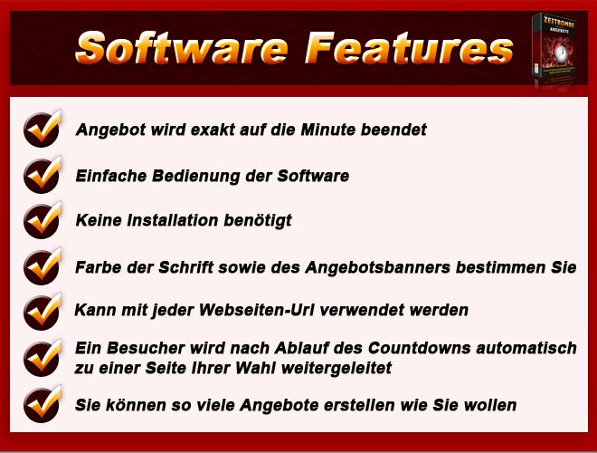 Features der Software